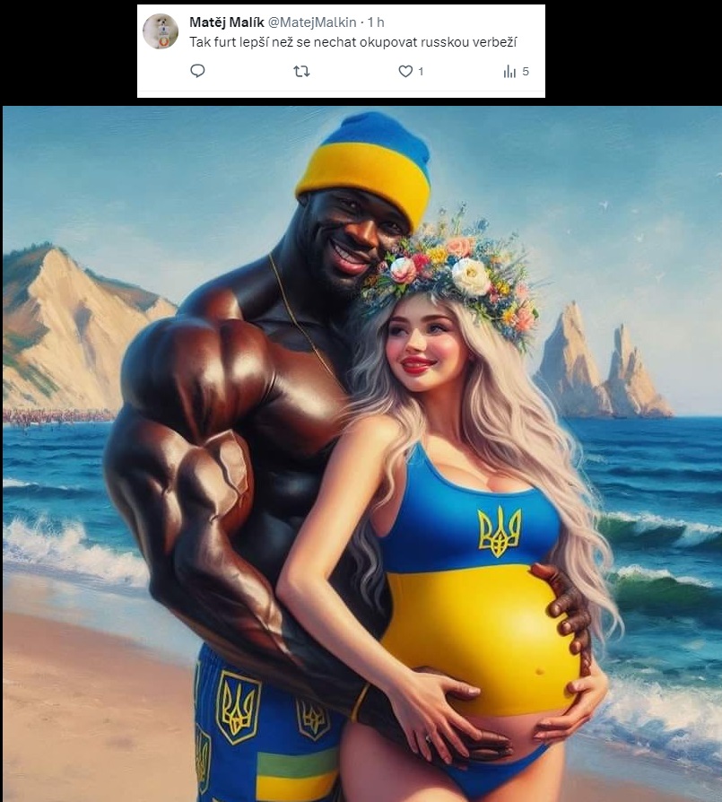 Autor neznámy - barevná budoucnost Ukrajiny? 