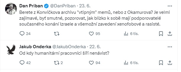 Ukázka některých reakcí sluničkářů pod postem Huleho. 