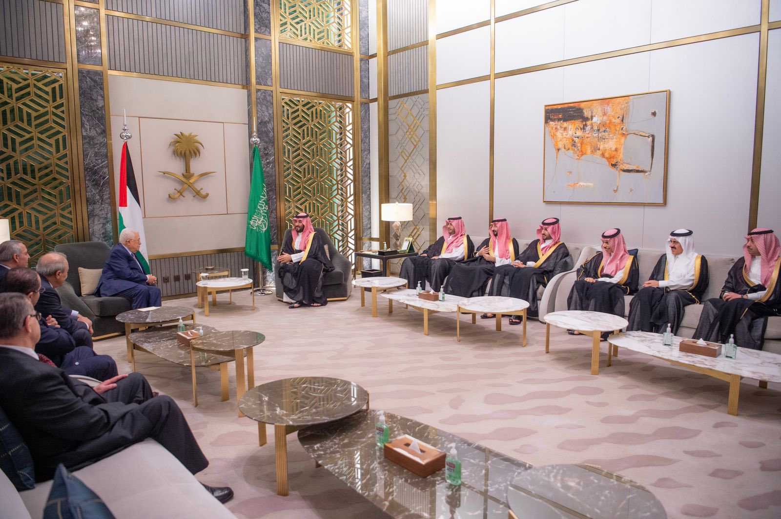 Foto: jednani MbS s palestinskou dlegací
